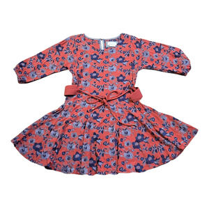 Anthropologie Juniper Swing Flared Bohemian Artisan Embroidered Dress Size Small